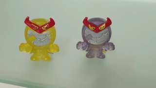 2x Superzings Muñecos Goma MBIT