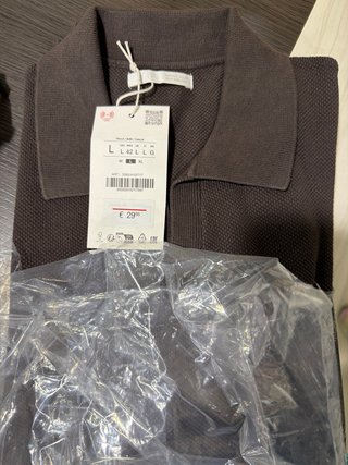 Polo de punto Zara Talla L