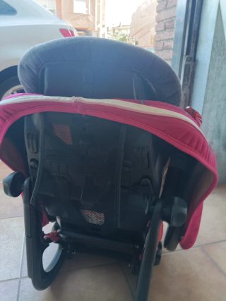 Silla coche bebé PRE-NATAL rosa