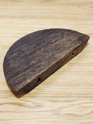 Estante Flotante Madera Maciza Media Luna nuevo