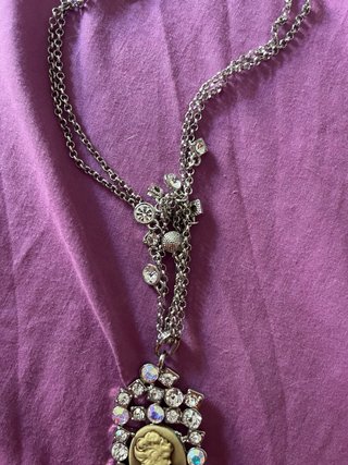 Collana Vintage Cameo Argento