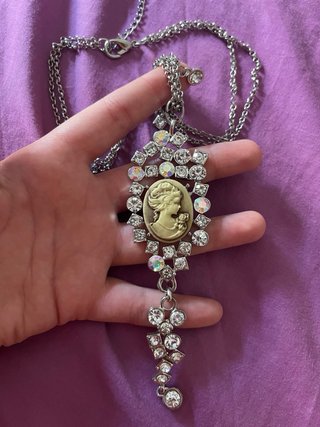 Collana Vintage Cameo Argento