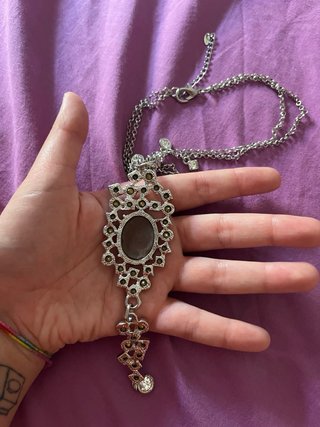 Collana Vintage Cameo Argento
