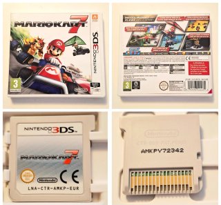 Nintendo 3DS XL Azul/Negra + Mario Kart 7