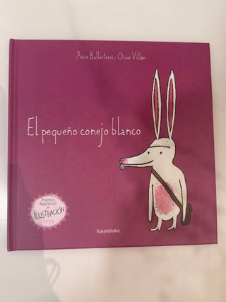 Libro niños el pequeño conejo blanco