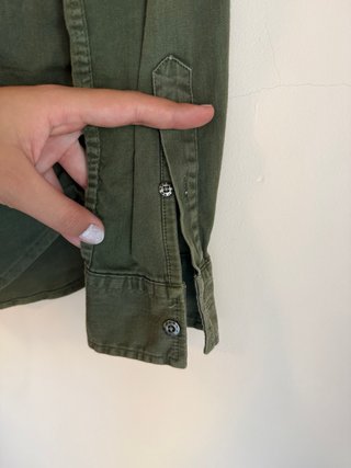 Chaqueta vaquera verde