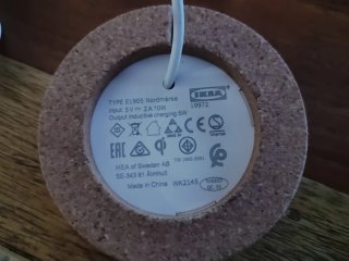 Cargador Inalámbrico IKEA Nordmärke E1905