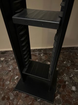 Estantería Metálica Negra para VHS