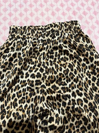 Set body nero e pantalone fantasia leopardata