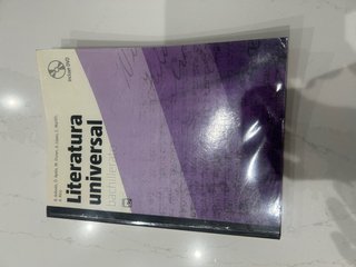 Libro Literatura Universal II 2° de Bachillerato