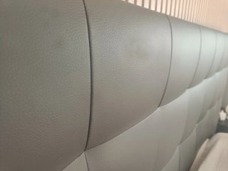 Cabecero IKEA BORGANN 160cm Polipiel Negro