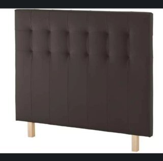 Cabecero IKEA BORGANN 160cm Polipiel Negro