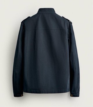 Chaqueta Zara T.L Bolsillos Negra/Azul