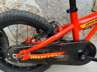 Bici Monty 16 Naranja y Verde