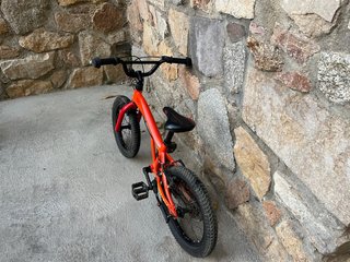 Bici Monty 16 Naranja y Verde