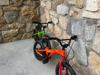 Bici Monty 16 Naranja y Verde