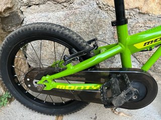 Bici Monty 16 Naranja y Verde