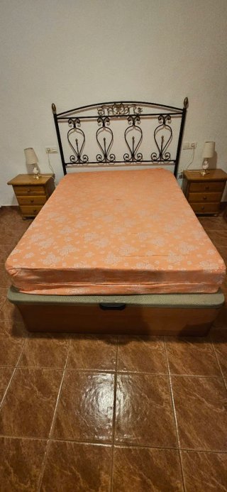 Canapé abatible y colchón 135 cm