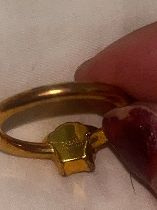 Anillo Versace Medusa Oro