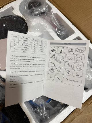 VEVOR Prensa Térmica 5en1 + Plotter Corte