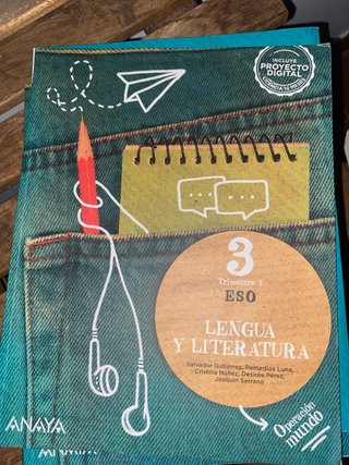 Libros de texto 3 ESO Lengua y Literatura