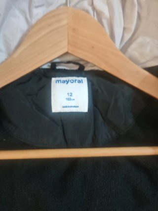Abrigo Mayoral Negro y Blanco