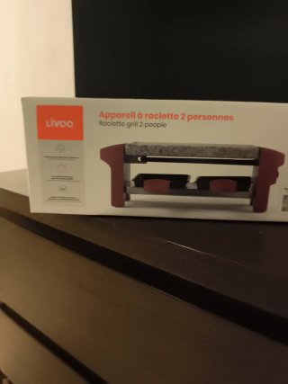 Raclette grill 2 personas sin estrenar