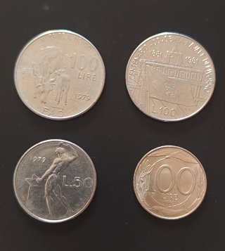Lotes de monedas antiguas Italia