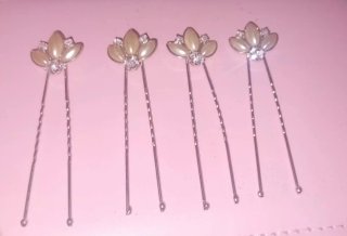 Horquillas para peinados con pedrería