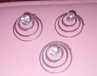 Horquillas para peinados con pedrería