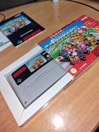 Super Mario Kart SNES PAL Version Española
