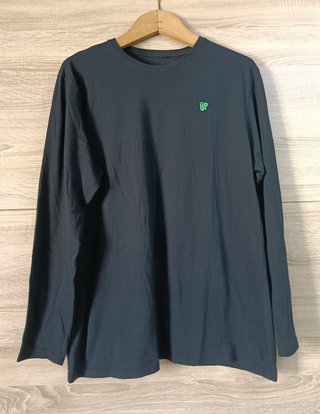 Camiseta azul oscuro Up Talla L Manga larga