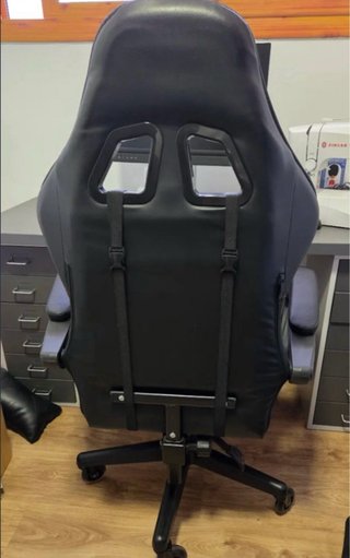 Silla Gamer Ergonómica Negra