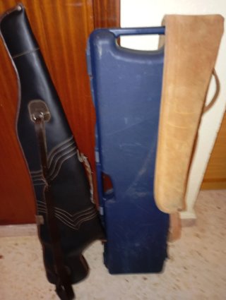 Funda escopeta Beretta 12 y funda rifle 22