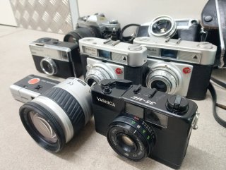 Lote de cámaras Agfa, Canon, Kodak, Yashica