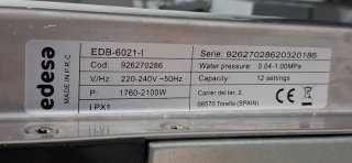 Cesta superior lavavajillas Edesa