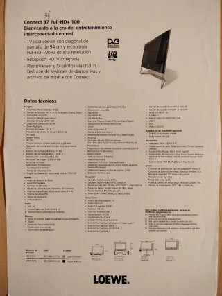 TV LCD Loewe 32 Negro
