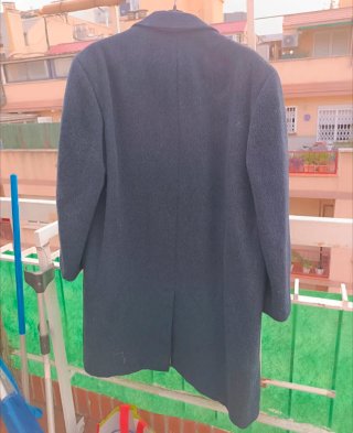 Abrigo azul hombre