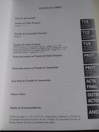 Livro Tratado de Amesterdão Vintage