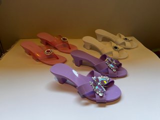 Lote 3 pares zapatitos princesa disfraz
