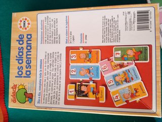 Puzzle días de la semana EDUCA