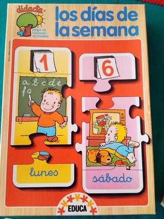 Puzzle días de la semana EDUCA