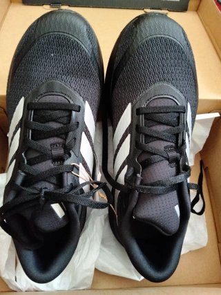 Zapatillas Adidas Runfalcon 6 J Negro plateado