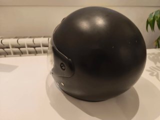 Casco Moto Jet Climax Negro Mate Pantalla L