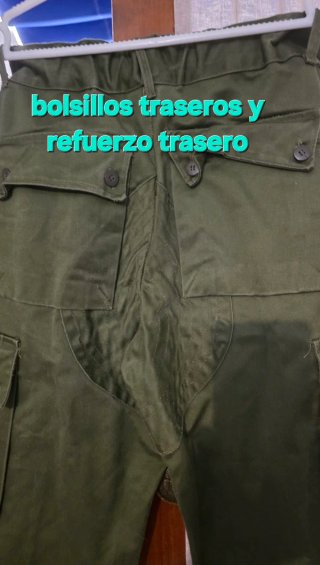 Traje de faena verde oliva