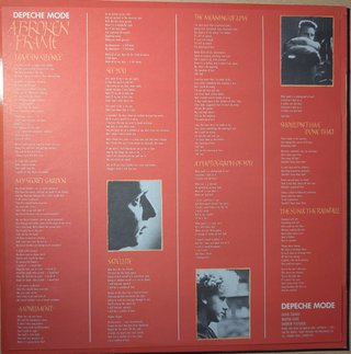 LP DEPECHE MODE (A broken frame) (1982)
