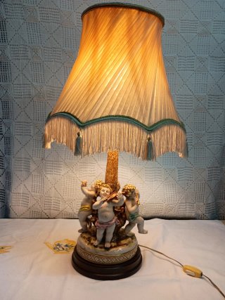 Lampada Vintage Cherubini Flauto in Legno