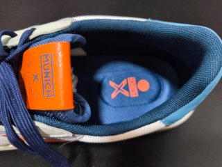 Zapatillas Munich Naranja y Blanco