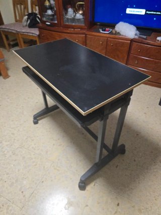 Escritorio negro 90×50×80