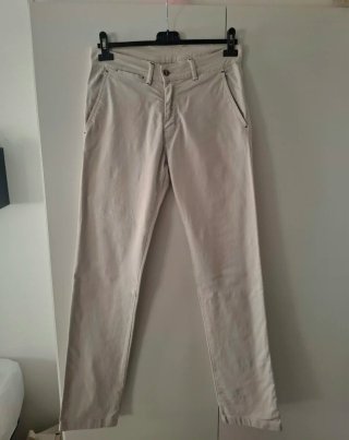 Pantalón de vestir beige hombre